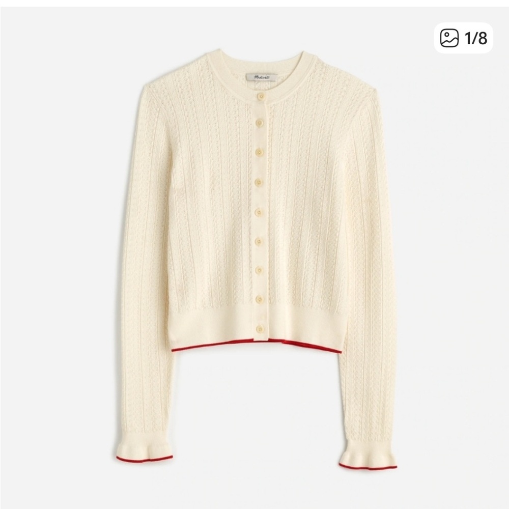 Madewell The Signature Open-Knit Cardigan NS647 Size M